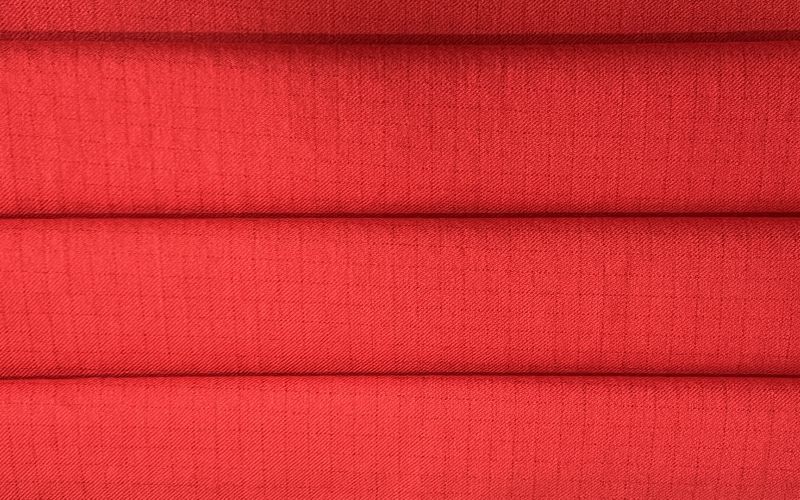 Stretch flame retardant and anti-static plaid fabric