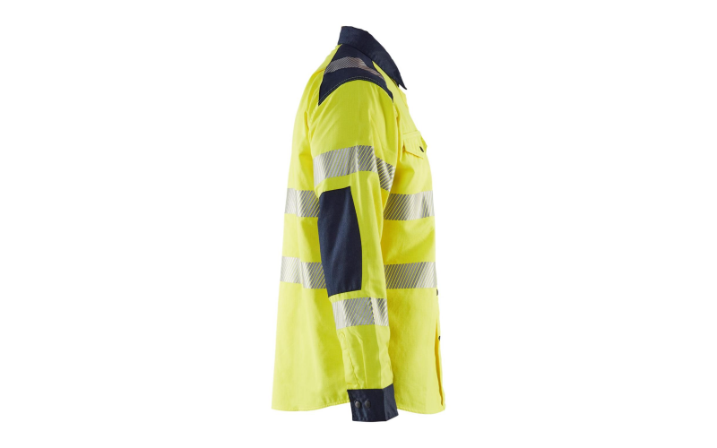 Flame-retardant high-visibility multicolor shirt