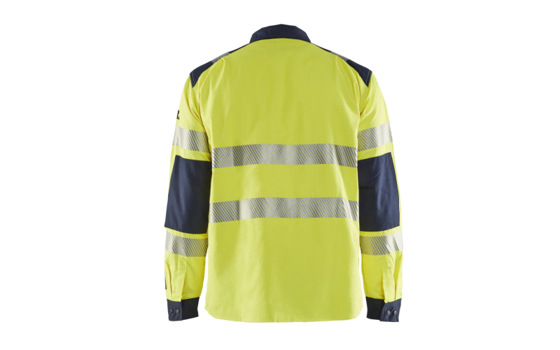 Flame-retardant high-visibility multicolor shirt