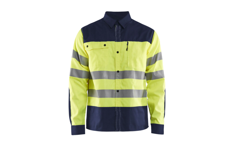 High visibility flame-retardant reflective shirt