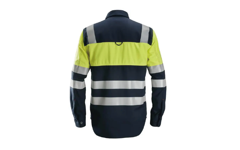 Flame-retardant contrasting colors reflective shirt