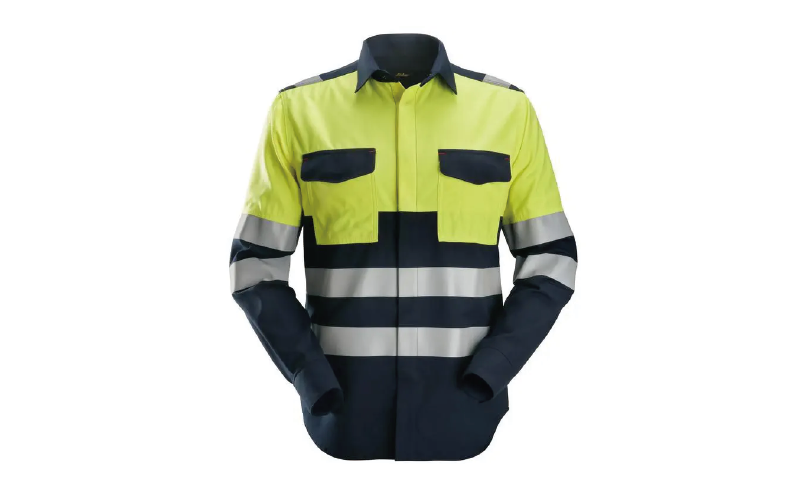 Flame-retardant contrasting colors reflective shirt