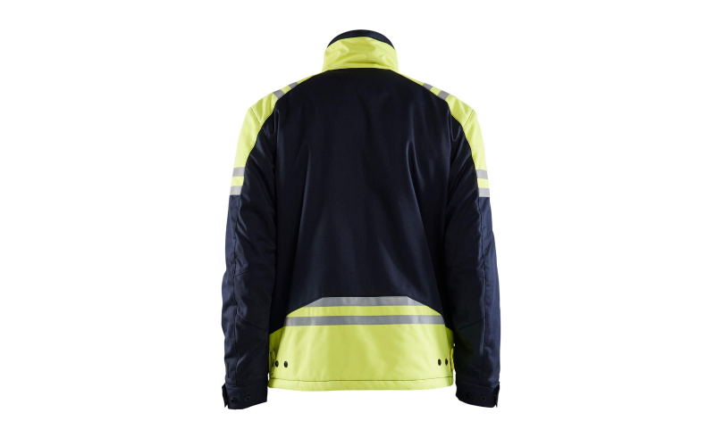 Flame retardant anti-static reflective split work clothes