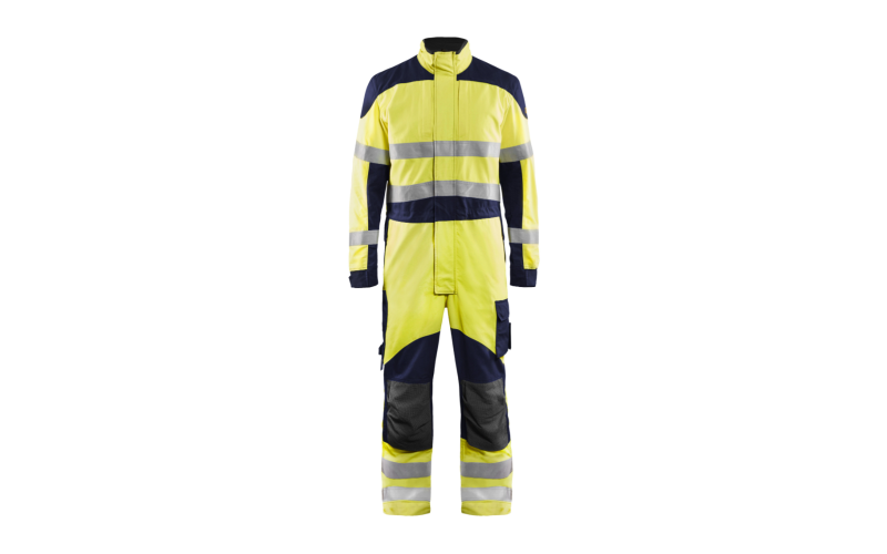 High visibility flame-retardant ESD reflective overall