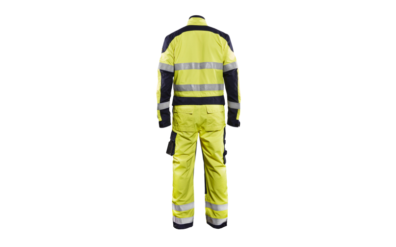 High visibility flame-retardant ESD reflective overall