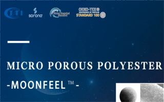 Hilo de poliéster microporoso de sensación fresca.