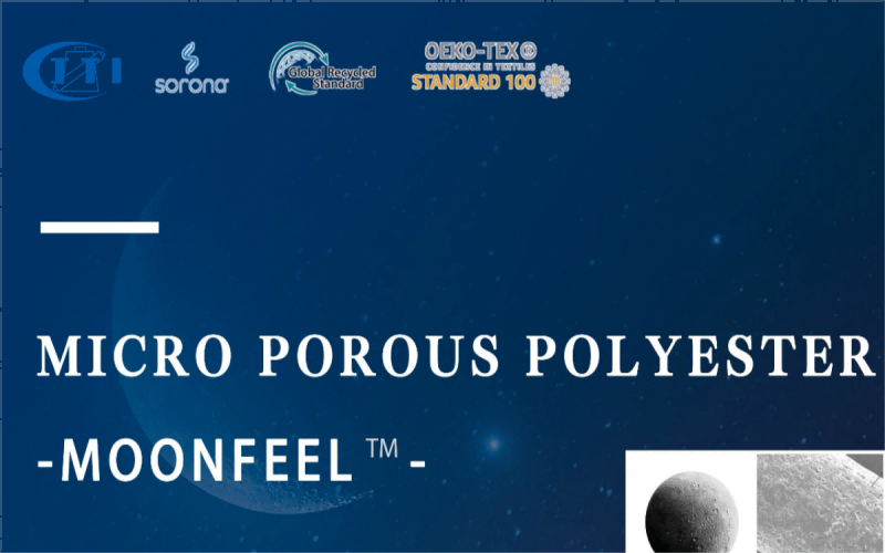 Cool-feeling Micro porous polyester yarn