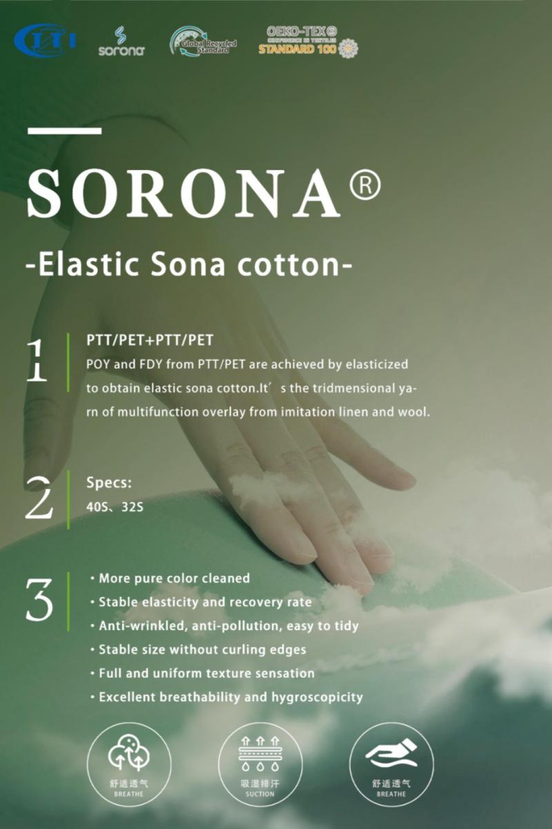 T400 Elastic SORONA cotton