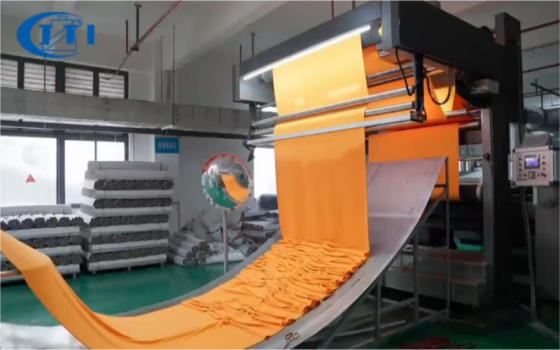 Vstupte do textilní výrobní linky CJTI