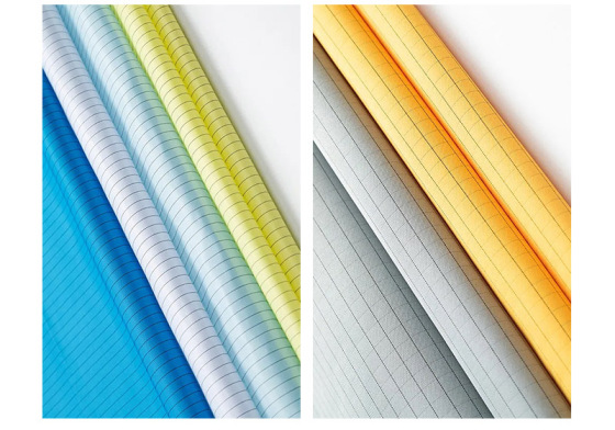 نسيج الملابس المضاد للكهرباء الساكنة: خطوط مقابل شبكية