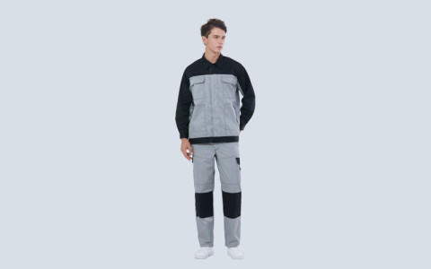 Twill Anti-static color contrasting split suit