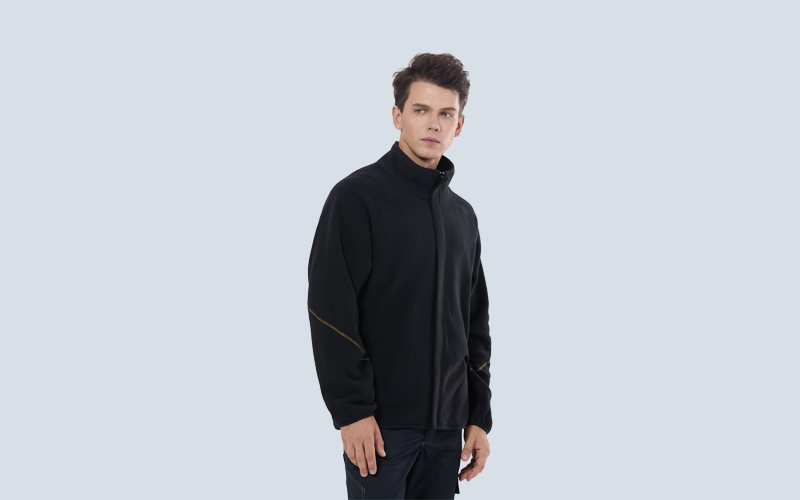 Anti-static Polar Fleece jacket with zipper