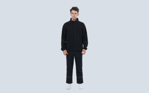 Anti-static Polar Fleece jacket with zipper