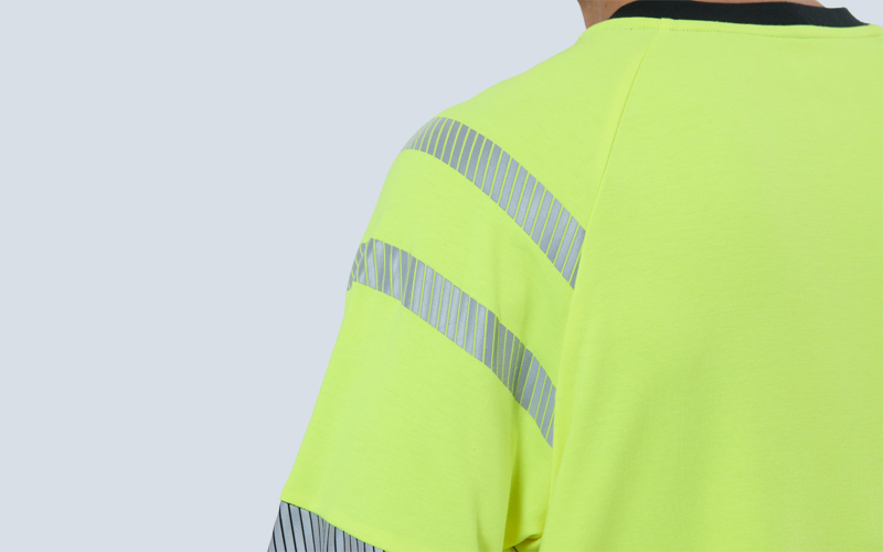 Inherently Flame retardant high visibility long sleeved T-shirt