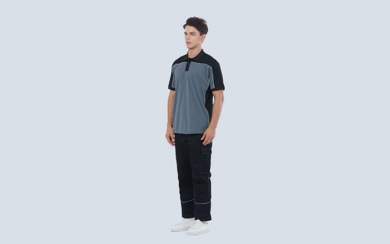 Anti-static and Anti-bacterial short-sleeved POLO shirt
