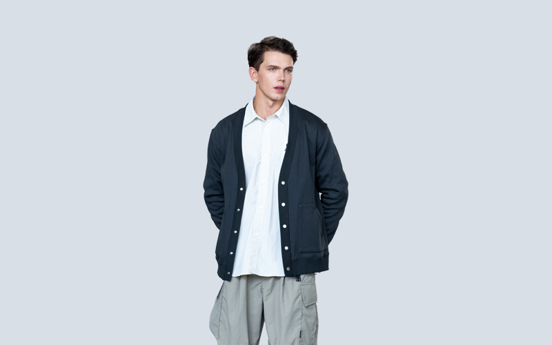 FIVE-IN-ONE FUNCTION KNIT JACKET