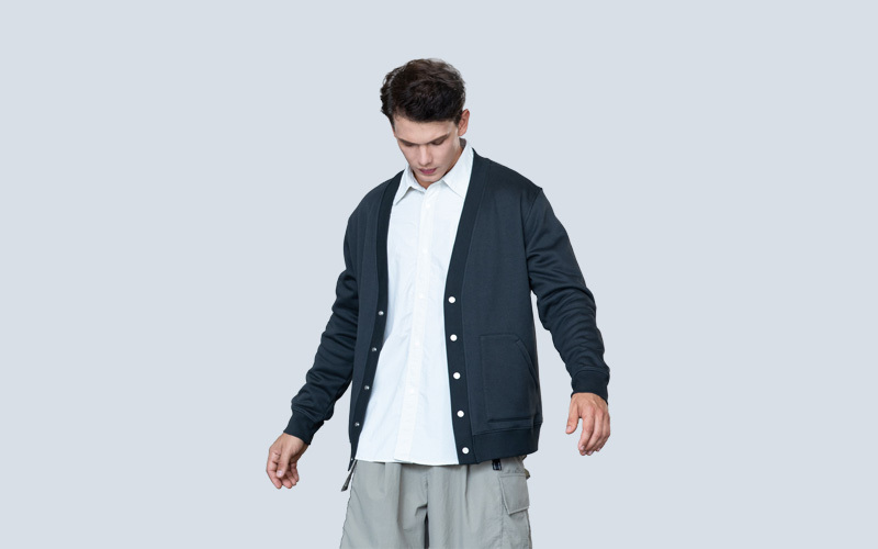 FIVE-IN-ONE FUNCTION KNIT JACKET
