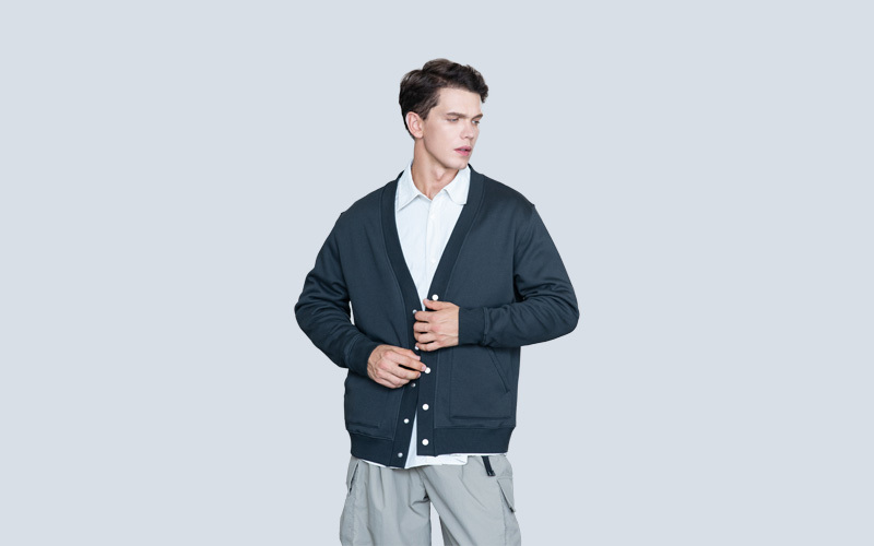 FIVE-IN-ONE FUNCTION KNIT JACKET