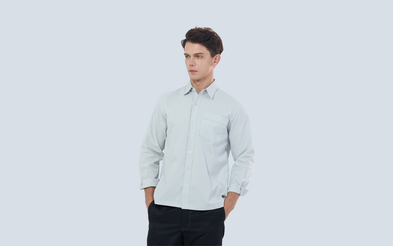 Simulated Linen T/C Antistatic Shirt