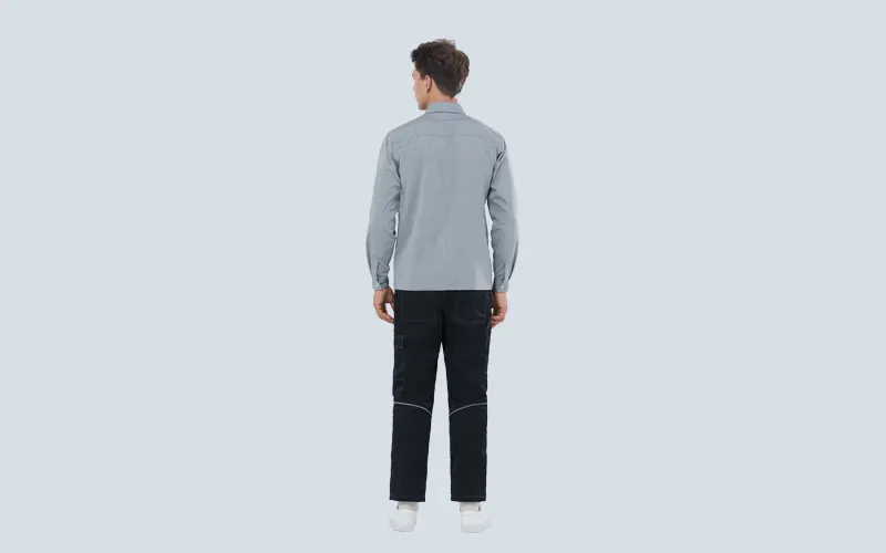 Hemd aus antistatischem Chambray-Stoff