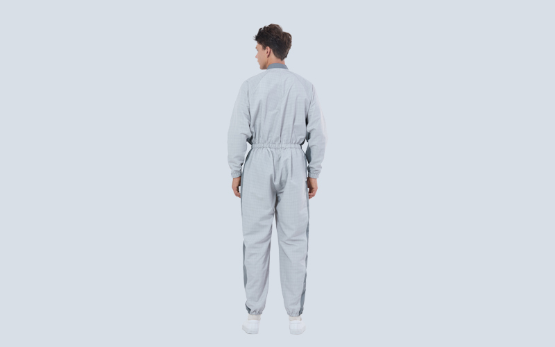 Mixed Colors Striped Antistatic And Flame Retardant Coverall