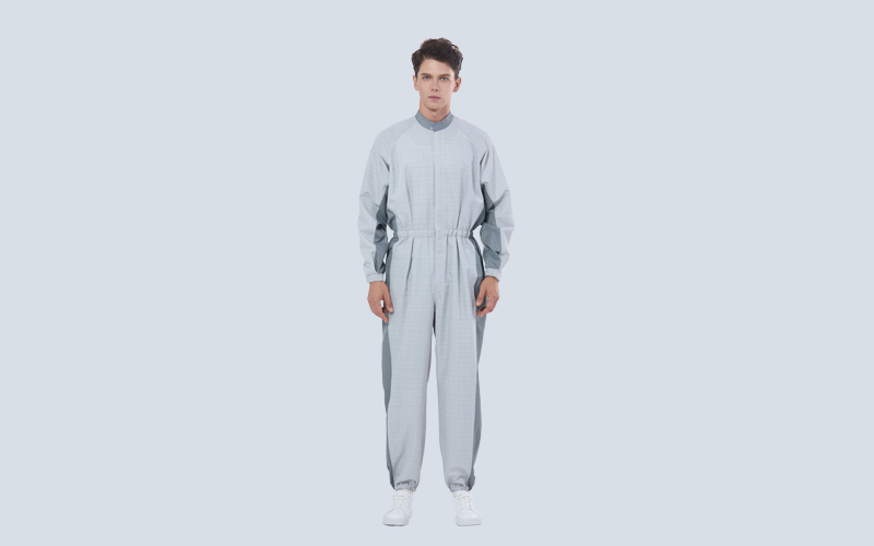 Mixed Colors Striped Antistatic And Flame Retardant Coverall