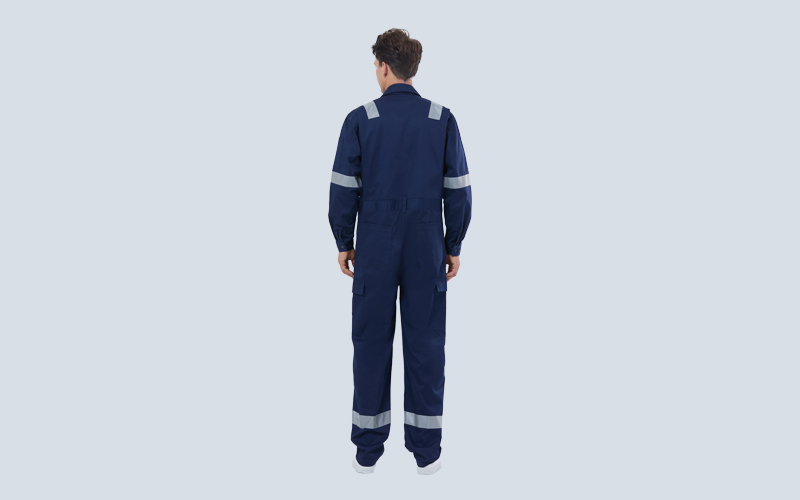 Flame Retardant And Antistatic Reflective One-piece Coverall