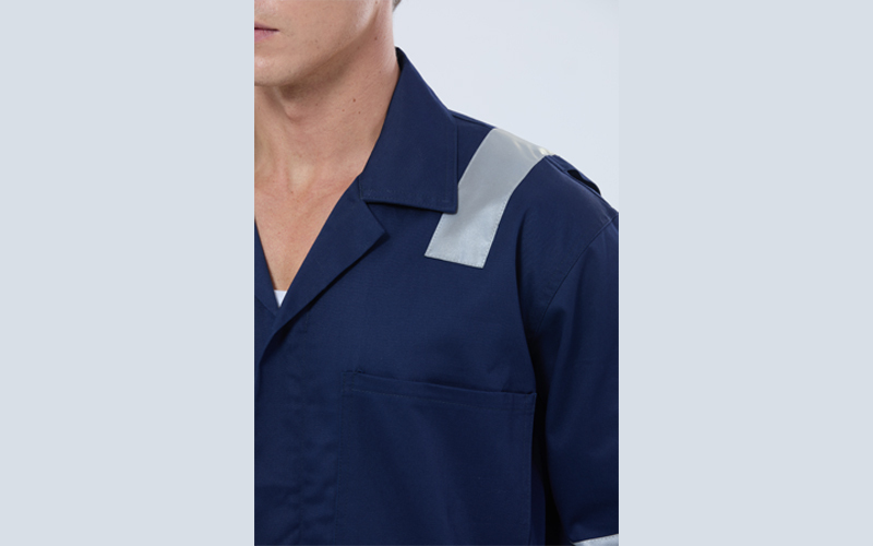 Flame Retardant And Antistatic Reflective One-piece Coverall