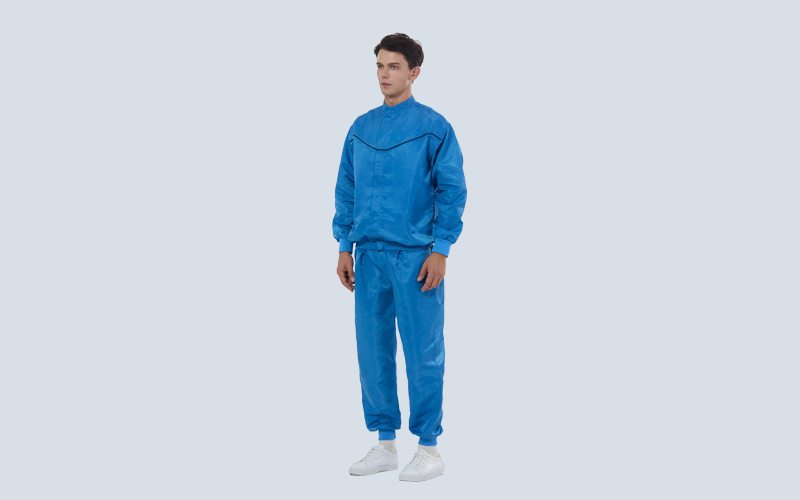 Stand-up Collar Antistatic Cleanroom Clothing