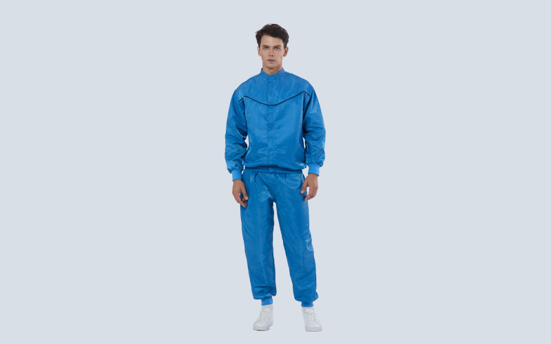 Stand-up Collar Antistatic Cleanroom Clothing