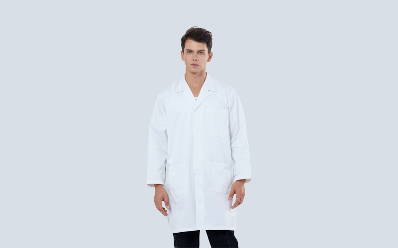 Notch Lapel Antistatic Coat