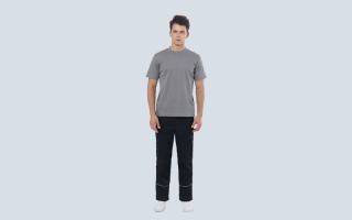Antistatisches Kurzarm-T-Shirt mit Rundhalsausschnitt