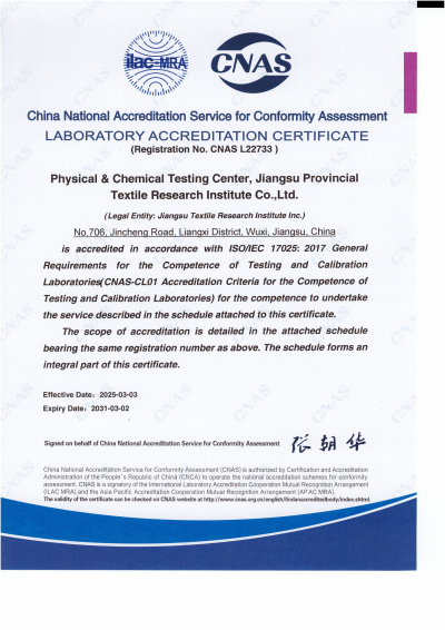 CERTIFICADO CNAS