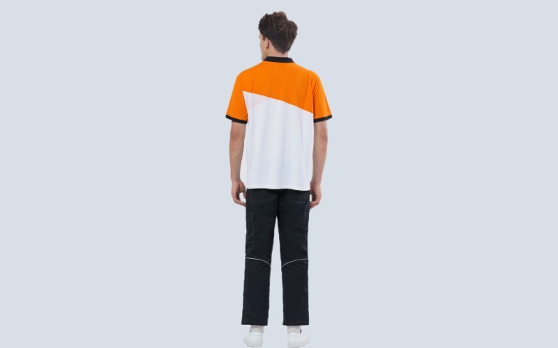 Kurzärmliges Poloshirt aus PIQUE-Stoff