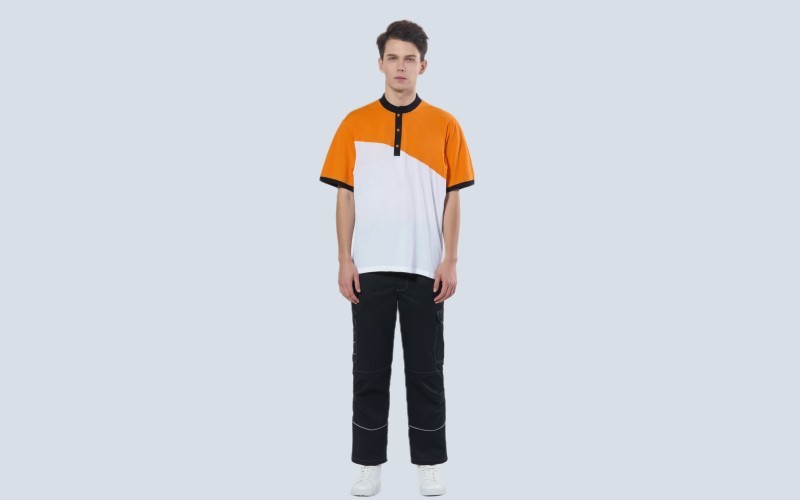 Kurzärmliges Poloshirt aus PIQUE-Stoff