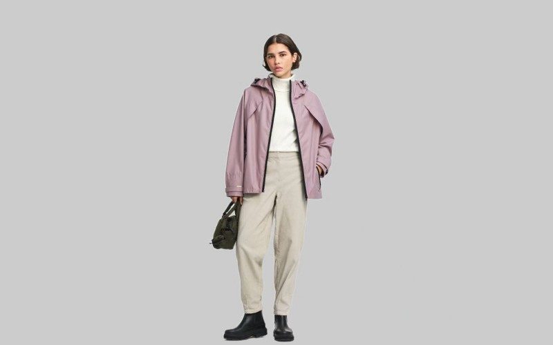 Chaqueta termocrómica: resistente al viento y al agua con revestimiento de PU