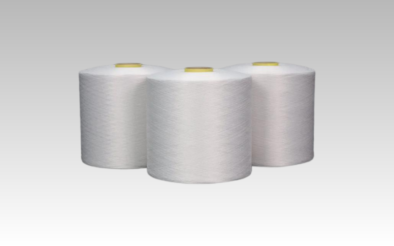 75D White DTY Interlaced 20D white Nylon Conductive Network Yarn