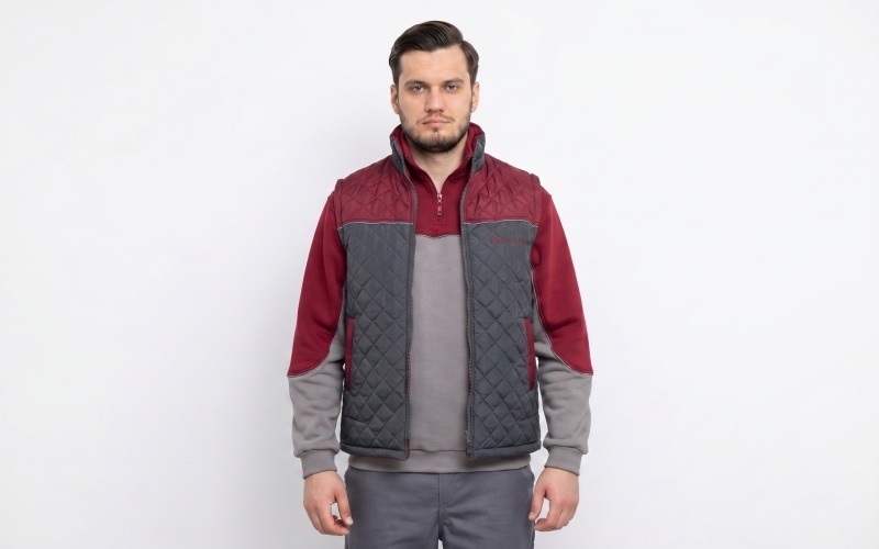 Water-Repellent Acrylic-Coated 90GSM Polyester Work Vest