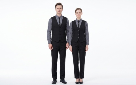 2-in-1 Work Shirt Vest Combo for Spring Autumn Young Professionals