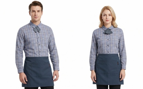 Customizable Cotton Polyester Blend Bakery Restaurant Uniform Shirts