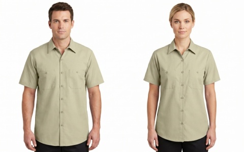 Professional short sleeve shirt industrial uniform