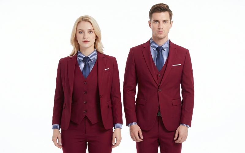 Anti-Pilling Business Suits for Men Women Company Uniforms