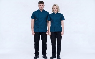 Kurzärmelige Kochuniform für Hot-Pot-Restaurants und Catering-Services