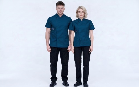 Kurzärmelige Kochuniform für Hot-Pot-Restaurants und Catering-Services