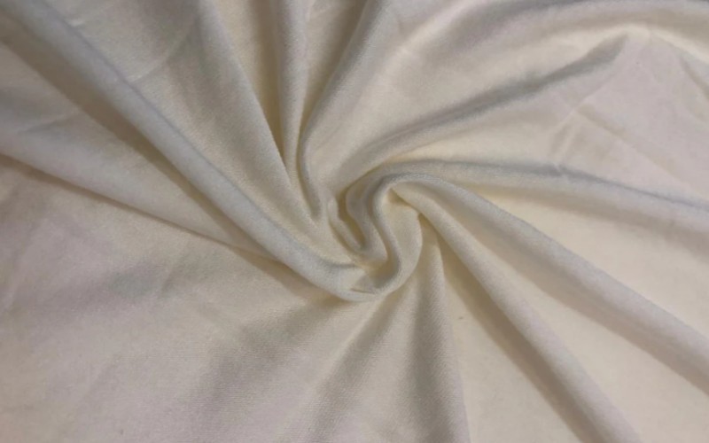 Doğal Muz Likra Kumaş 200 g/m² Sürdürülebilir Tekstil