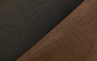 Çift Taraflı Kahve Tonlu Tencel Pamuk Karışımı Kumaş