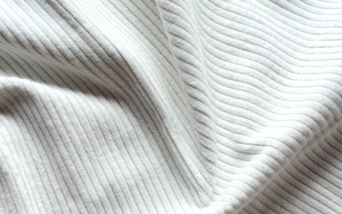Organic Cotton Corduroy Fabric Thick Sustainable Textile