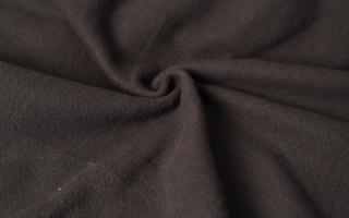 Tessuto in pile a maglia 100% poliestere, colore nero, codice GOST 28554-90.
