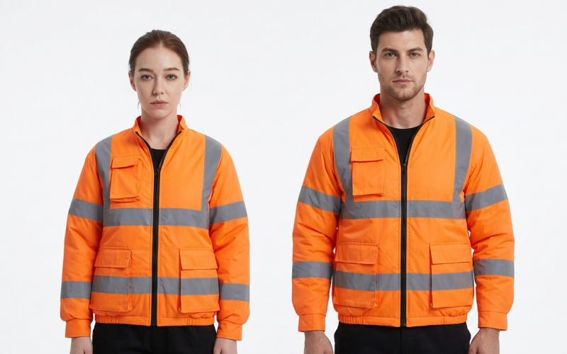 Veste de travail réfléchissante haute visibilité avec ventilateur de refroidissement