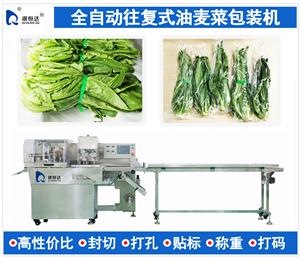 全自動油麥菜包裝機(jī) 葉菜類包裝機(jī) 蔬菜自動包裝機(jī) 生鮮包裝機(jī)